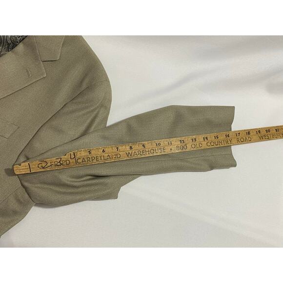 Polo Ralph Lauren Blazer Silk & Wool Blend Size 40R Tan Paisley Lining MSRP $295 - Picture 9 of 9